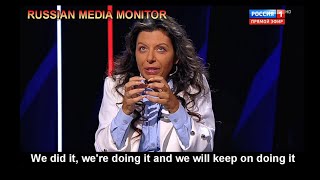 Margarita Simonyan admits to RTs operations [upl. by Calderon307]