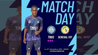 AMICAL  SENEGAL U17 VS TNGS SENEGAL  AU STADE LAT DIOR DE THIES [upl. by Edlin]