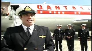 John Travolta Flies His Qantas Jet [upl. by Aitenev]