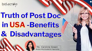 Truth of Post Doc in USA  Benefits amp Advantages [upl. by Petrine378]