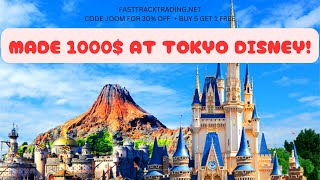 Day 1 Tokyo Disney  Made 1000 On My 20 FastTrackTradingnet accounts [upl. by Aikenahs]