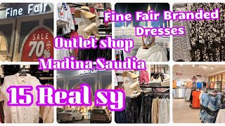 Fine Fair outlet shop Brand Dresses cheap price 1510 Riyal Madina Saudia Busybabay vlog dailyvlog [upl. by Enninaej904]