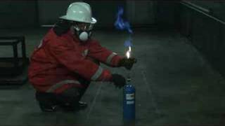 HFO1234yf canister flammability test [upl. by Acquah]