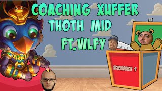 WLFY AND I COACH THE COMMUNITY TROLL XUFFER Hes the Worst Player Ive Ever Seen SMITE [upl. by Nesnar]