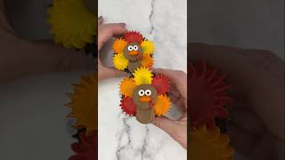 Thanksgiving cupcakes ♥️🧁 cakedbyrach cake cupcakes thanksgiving turkey cutefood shorts [upl. by Ataynik]