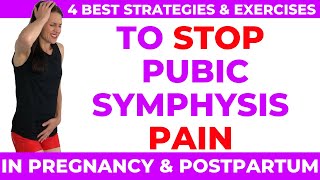 Pubic Symphysis 4 BEST strategies to stop pain [upl. by Buroker]