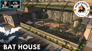 Planet Zoo Bat House  Walkthrough Exhibit In Newtropic Zoo  Episode 4 [upl. by Towney]