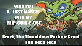 Krark the Thumbless  Kodama of the East Tree Partner Gruul  EDH  Deck Tech  Gruul Spellslinger [upl. by Orazio]