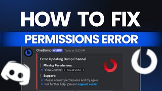 How To Fix Permissions Error In 60 Seconds 2025 [upl. by Ase]