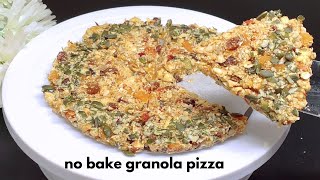 Super Healthy Granola Nut Bar Recipe  No Oven Sugar Free Healthy dessert [upl. by Cedar]