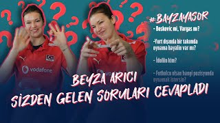 Beyza Arıcı Sizden Gelen Soruları Cevaplıyor  TRT Spor Dijital [upl. by Saks888]