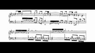 Bach  WellTempered Clavier Book 1 Fugue No 5 in D major Gould [upl. by Otrebron]