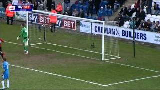 Colchester United vs Brentford  League One 20132014 [upl. by Cirdek558]