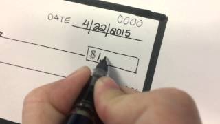 How to write a check [upl. by Asirb986]