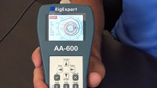 RigExpert AA600 Antenna Analyzer ReviewQuick Demo Ham Radio Antenna Analyzer [upl. by Leuqram]