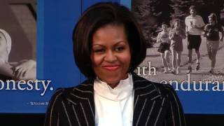 The First Lady Takes On Childhood Obesity [upl. by Harmaning]