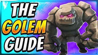 How To Play Golem Like A PRO Mastering Golem Deck Guide — Clash Royale [upl. by Ecyaj]