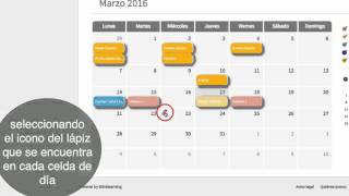 Tutorial  Calendario  BlinkLearning PREMIUM [upl. by Ecinrahs]