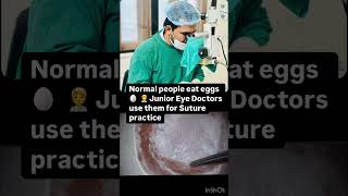 How to sutures like a surgeon  egg suture practice  dr ma siddiqui neet neetmotivation doctor [upl. by Yliah]