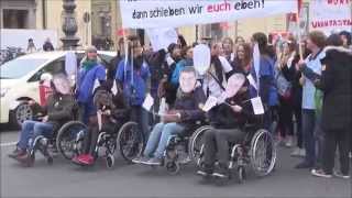 UNS REICHT´S JETZT DIE PFLEGE WIRD LAUT Demonstration München 27 10 2015 Teil I [upl. by Marian52]