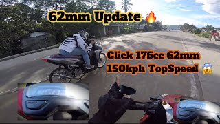 Honda Click 150i  Shortride  New Top Speed Record 150KPH  175cc 62mm 🔥 [upl. by Stokes542]