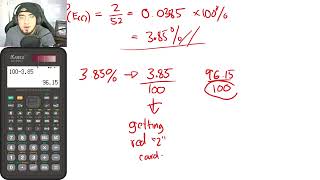 Probability 2 Basic Sample Problem [upl. by Beall]