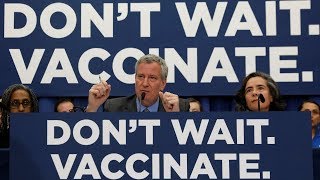 Measles vaccines are now mandatory in four NYC neighbourhoods [upl. by Edwin]