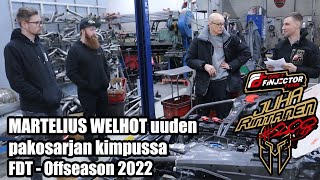 MARTELIUS WELHOT uuden Pakosarjan kimpussa EUROWAGON EU GOOSNECK TRAILER  FDT Offseason 2022 [upl. by Darren]