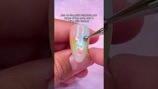 VIRAL Iridescent Chrome Bubble Nails [upl. by Euqimod745]