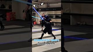 VENOM with a LIGHTSABER lightsaberduel lightsabercombat VENOM starwars martialarts shorts [upl. by Derfla]