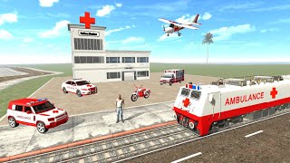 Franklin Found New Ambulance Cars in Indian Bike Driving 3D [upl. by Htebharas]