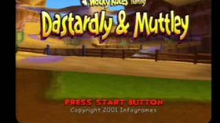 Wacky Races starring Dastardly amp Muttley  Loading Sequence and Attract Mode  Sony PlayStation 2 [upl. by Feola]