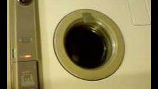 Zanussi FL 811 Washing Machine final spin cycle [upl. by Ddet]