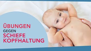 Übungen gegen schiefe Haltung bei Babys [upl. by Vinny]