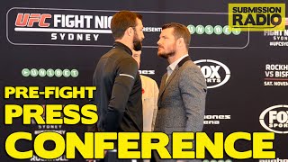 UFC Fight Night 55 Luke Rockhold vs Michael Bisping Prefight Press Conference [upl. by Ziana]