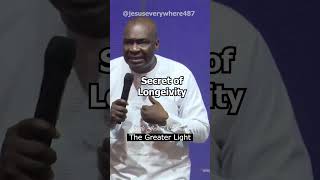 Secret of Longevity  Apostle Joshua Selman [upl. by Adirem]