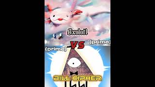 bill cipher vs axolotl gravityfalls billcipher axolotl edit versusedit [upl. by Nahtam]