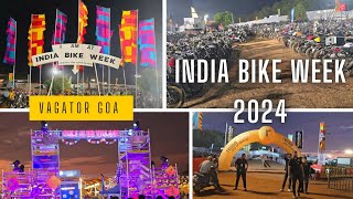 INDIA BIKE WEEK VAGATOR GOA 2024 DAY1 AND DAY  2 indiabikeweek [upl. by Alamaj]