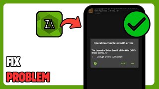 How To Fix ZArchiver Operation Completed With Errors [upl. by Grimbald]