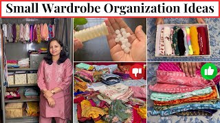 10 Wardrobe Organization Hacks  Space amp Money Saving Wardrobe Organization Ideas  Urban Rasoi [upl. by Akieluz]