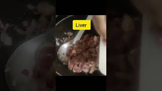 Chicken Gizzard liver fryyoutubeshorts teastyfood music easyrecipe song [upl. by Che]