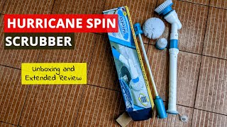 Hurricane Spin Scrubber  Cordless Bathroom Cleaning Brush [upl. by Kermy95]