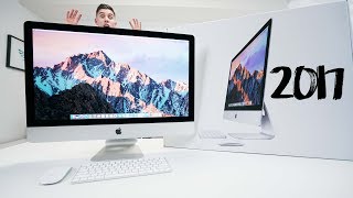 2017 iMac UNBOXING and SETUP [upl. by Isabella]