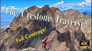 The Crestone Traverse 14203 Epic Class 5 Climbing Sangre de Cristo Mountains Colorado 4K UHD [upl. by Aicilram]