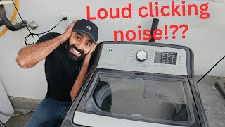 Fixing A GE Washer That Is Making A Loud Clicking Noise [upl. by Eidod]