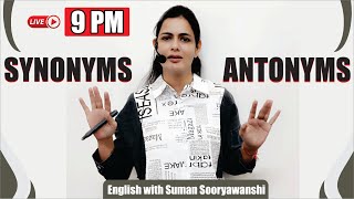 Synonyms and Antonyms  Best method to learn Vocabulary  Vocabulary Booster  with SUMAN MAAM [upl. by Milde]