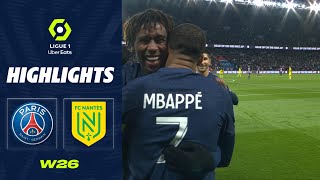 PARIS SAINTGERMAIN  FC NANTES 4  2  Highlights  PSG  FCN  20222023 [upl. by Sorensen]