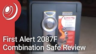 First Alert 2087F WaterFireTheft Combination Safe Review [upl. by Dionis]