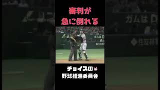 【プロ野球】審判が急に倒れてしまう shorts [upl. by Eilhsa817]