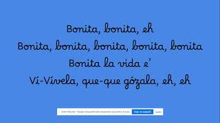 Daddy Yankee  Bonita Lyrics [upl. by Flodur]